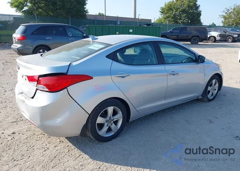 2013 Hyundai Elantra Gls from USA, damaged, VIN 5NPDH4AE5DH400477
